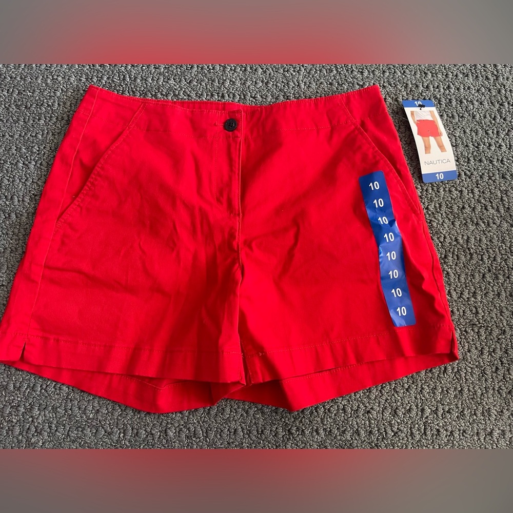 Nautica Women's Mid Rise Twill Short Size 10